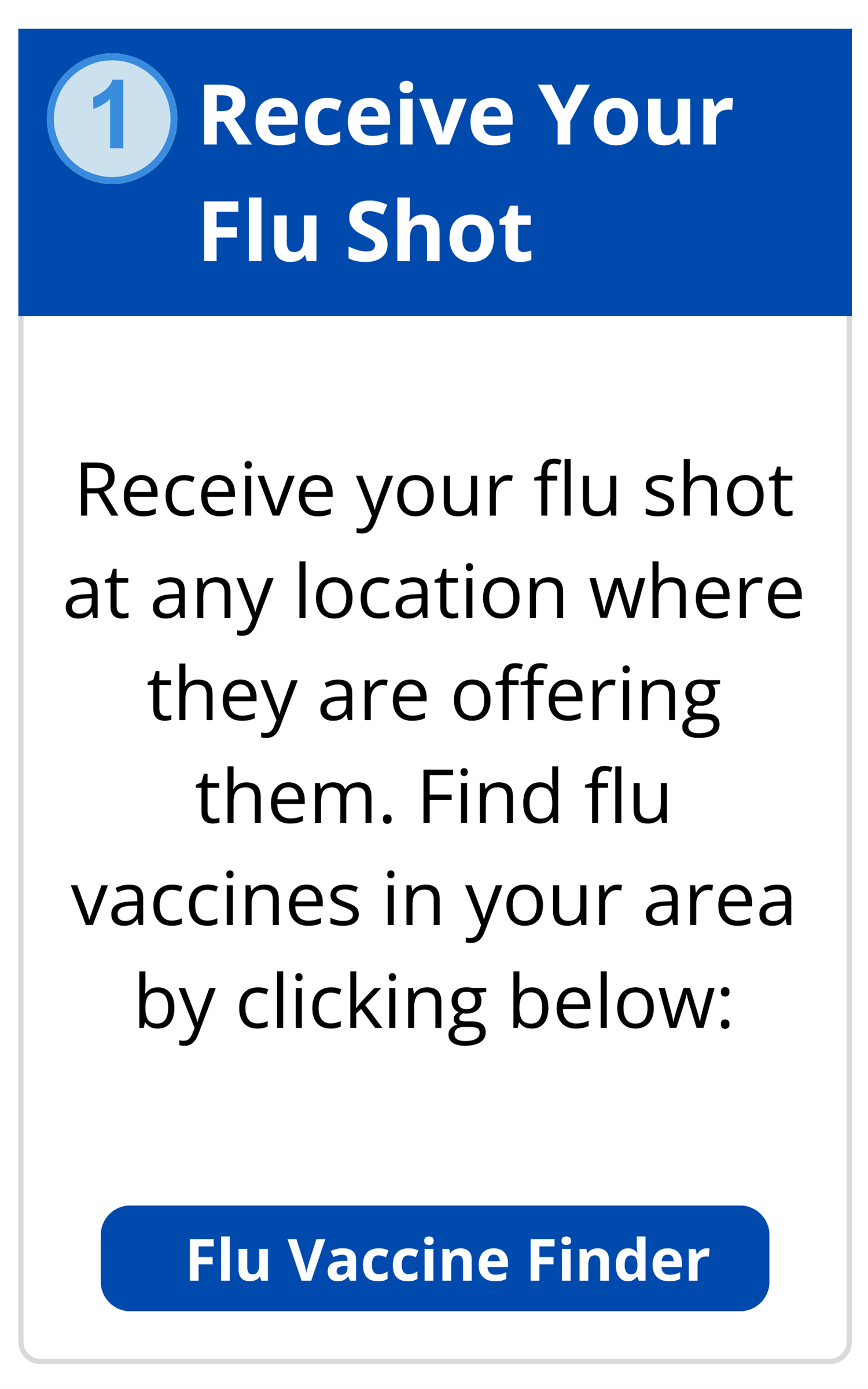 step 1 flu shot